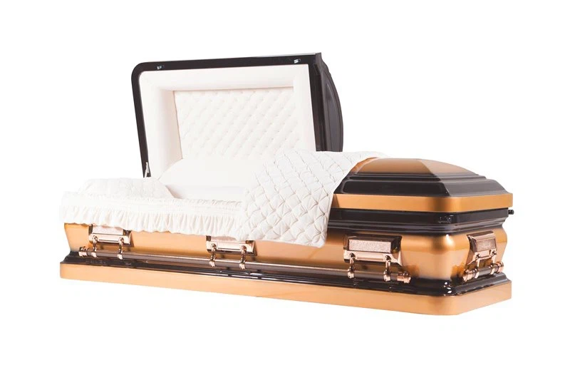 Twotone Round Corner Casket